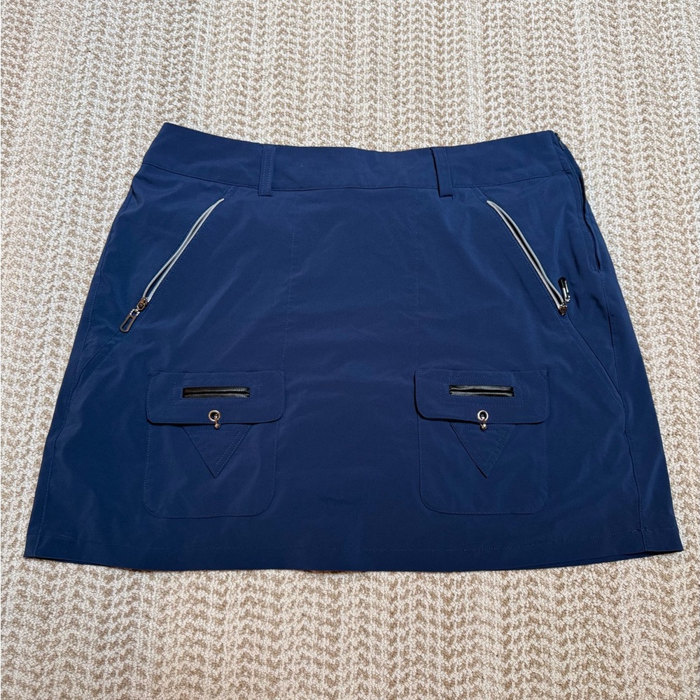 jamie sadock Navy Golf Skort with Cargo Pockets